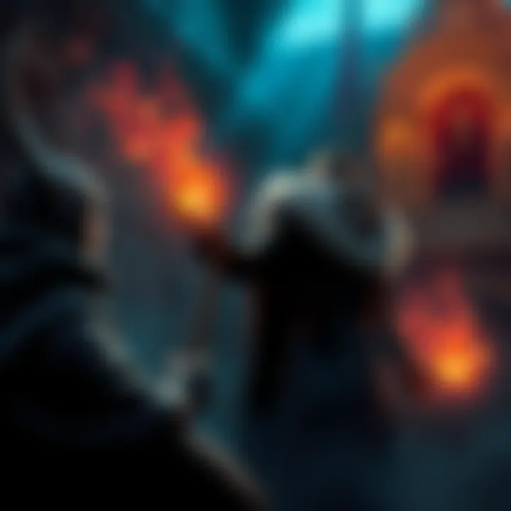 A character uses the Dominate Person spell on another character during an interrogation in a fantasy setting.