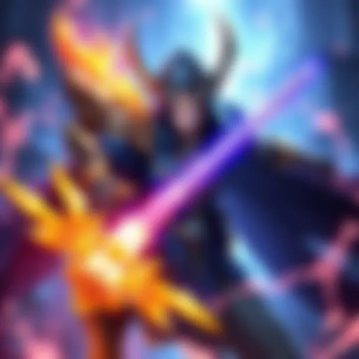 Invoker character using the Quas shard in gameplay, showing enhanced abilities and strategic moves