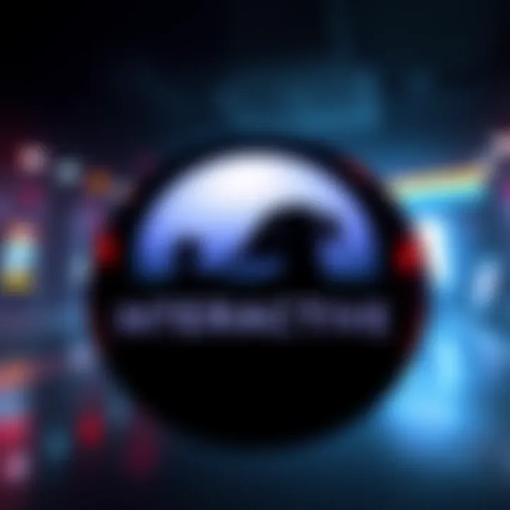 Logo of IO Interactive with a backdrop indicating a split or end of partnership