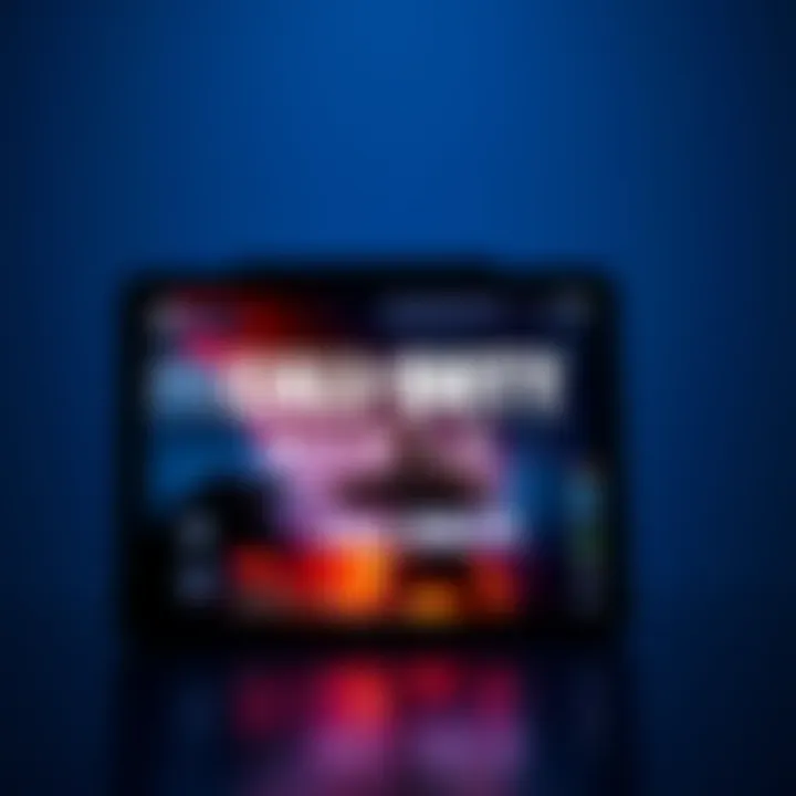 A 2025 base model iPad and an iPad Air side by side, showing their screens with Call of Duty Mobile gameplay on display.