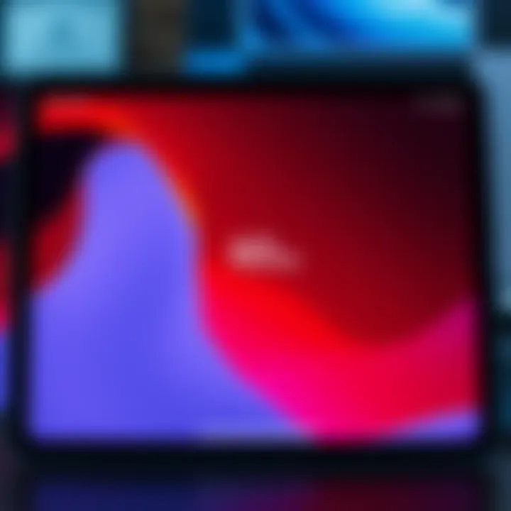 iPad Pro Performance Issue A close-up of a 2018 iPad Pro showing a screen with settings indicating 60 fps, highlighting performance limitation frustrations among users.