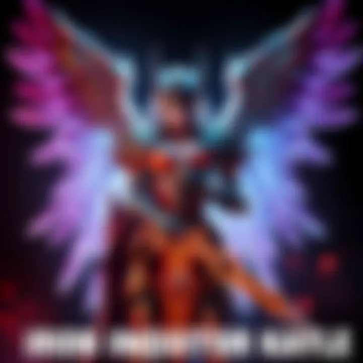 Iron Inquisitor Kayle Cosplay Cosplayer dressed as Iron Inquisitor Kayle from League of Legends, showcasing detailed armor and wings, with a sword in hand