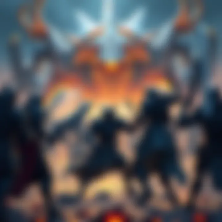 Iron Lords in Battle An illustration of the Iron Lords facing the Hive, showcasing their armor and weapons in an intense battle scene.