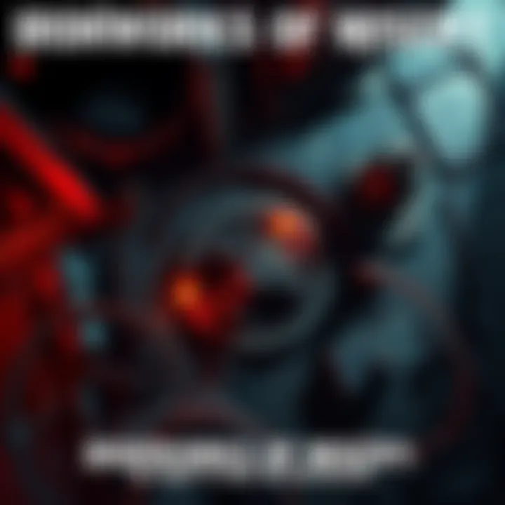 Aerial view of Ironworks of Misery map showing loops and pallets designed for gameplay, highlighting challenges for killers.