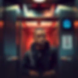 IShowSpeed looking concerned in a stuck elevator with a weight limit sign visible