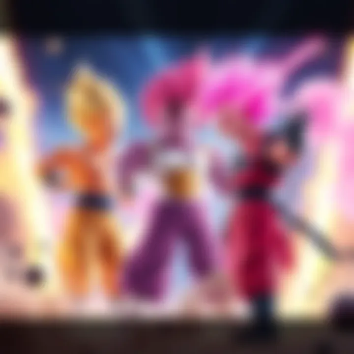 iShowSpeed interacting with all three forms of Majin Buu in a lively scene