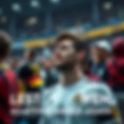 IShowSpeed reacts with a mix of sadness and surprise as Argentina scores a second goal during a game, surrounded by fans discussing the impact.