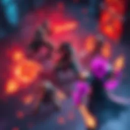 Isometric Hack and Slash Gameplay A character in an isometric perspective battling enemies with weapons in a hack and slash style game, featuring vibrant graphics and intense action.