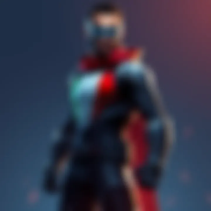 Concept art of Hero 45, an Italian character with a vibrant costume representing Italy, standing proudly with a determined expression.