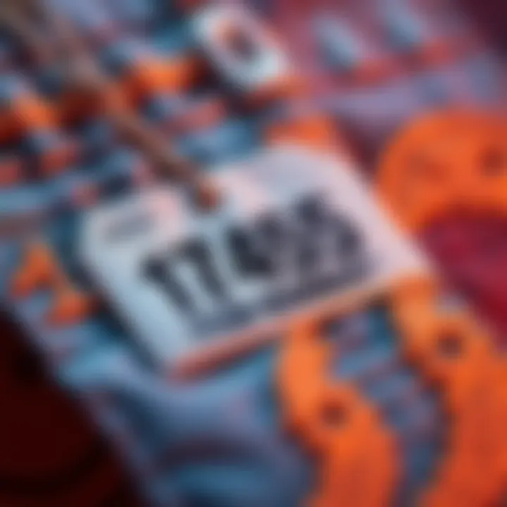 Close-up of a product tag showing an item number that helps buyers make informed decisions.