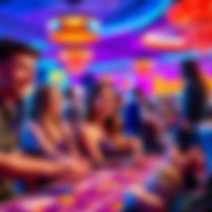 People enjoying games at Izzi Casino with bonuses and excitement