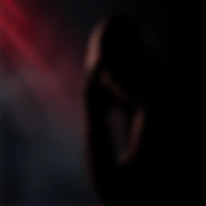 A shadowy figure representing Jack Baker with an ominous atmosphere, hinting at fear and intimidation.