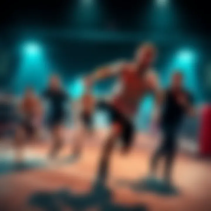 Jack Doherty and his friends running away from UFC champion Andrei Arlovski outside a boxing match.