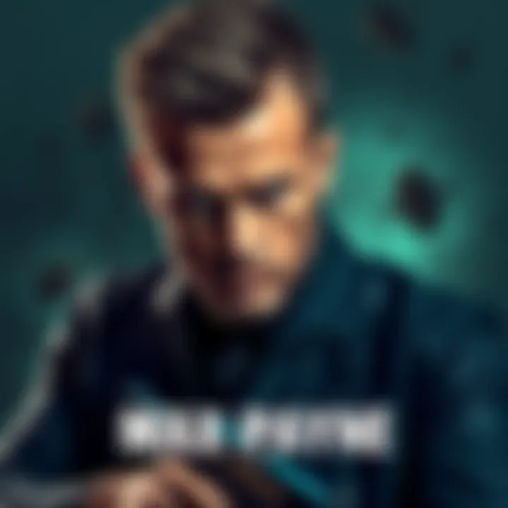 Jack Quaid portraying the character Max Payne, looking intense with a gritty backdrop.