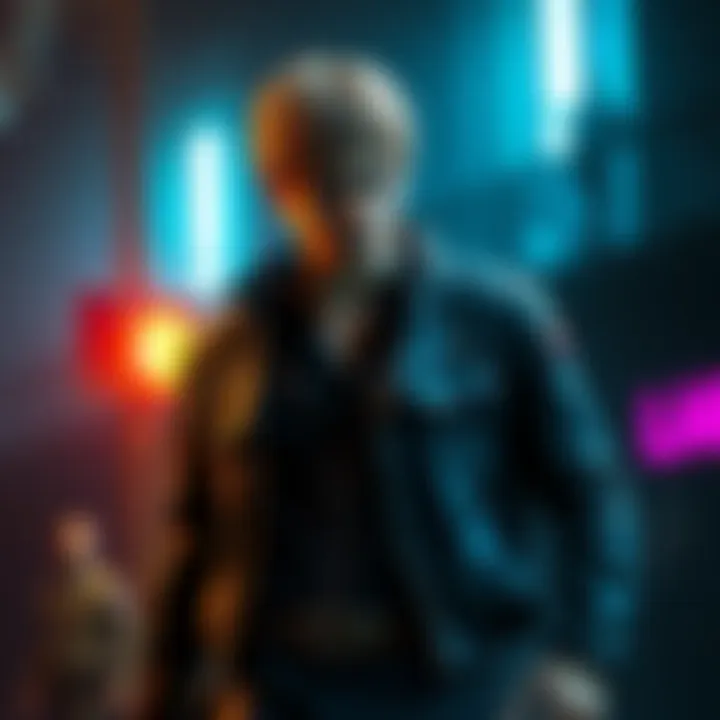 Jacketless Leon Kennedy character from Resident Evil 4 Remake stands ready for action