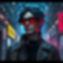 Fan art depicting Jackie Wells, a character from Cyberpunk, showcasing his complex personality and style.