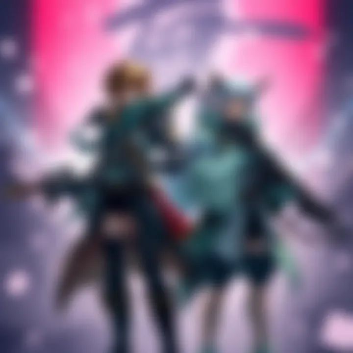 Jade displays a full set of weapons while Koumei stands with fewer weapons, showcasing their differences in loadouts