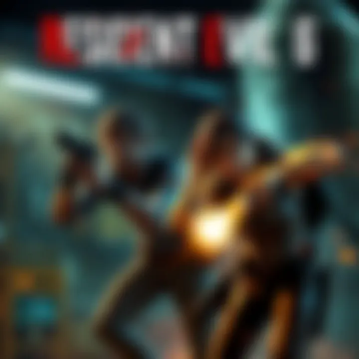 Jake and Sherry fighting enemies in a dark, tense environment of Resident Evil 6