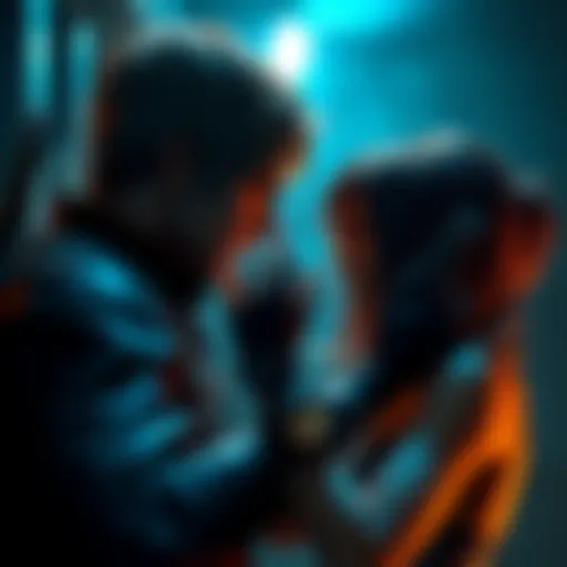 Jake and Sherry interact in a tense scene from Resident Evil 6, showcasing their complex relationship during gameplay.