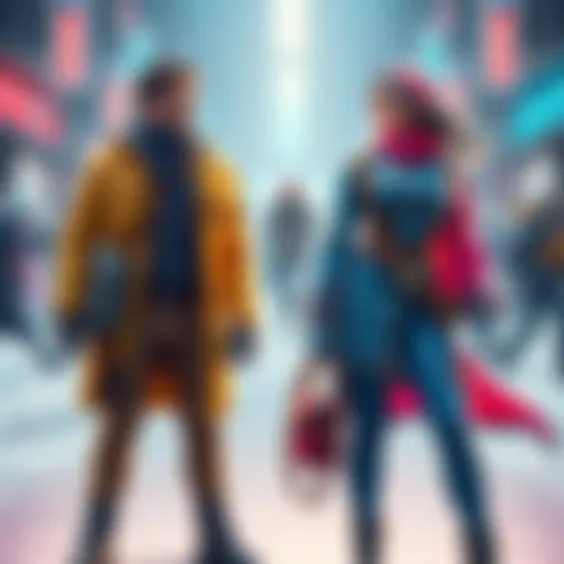 Comparison of January outfit slots showcasing male and female character styles with distinct designs