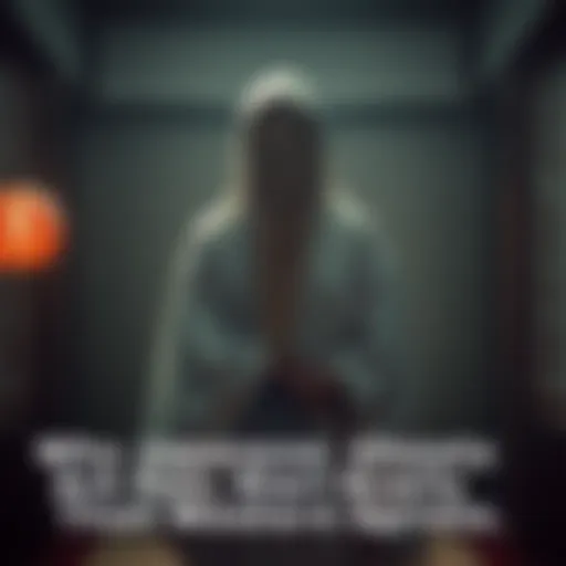 Japanese ghost in traditional dress A scary Japanese ghost in a white kimono with long hair covering its face, standing in a darkened room