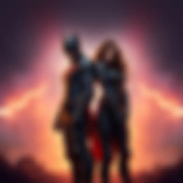 Jason Todd and Cassandra Cain Together Jason Todd and Cassandra Cain standing side by side, showcasing their partnership and connection as allies.