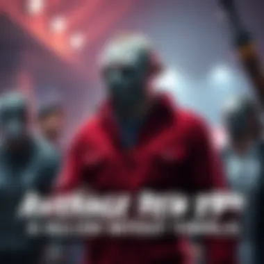 Jason character depicted in a gaming scene, showcasing his average performance and height compared to other characters