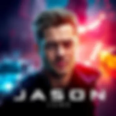Promotional image featuring Jason with a vibrant background announcing his June 16 release