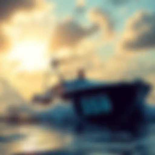 A boat approaches Jason on a small island as he waves for help after being stranded for a week