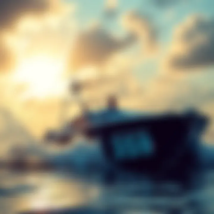 A boat approaches Jason on a small island as he waves for help after being stranded for a week