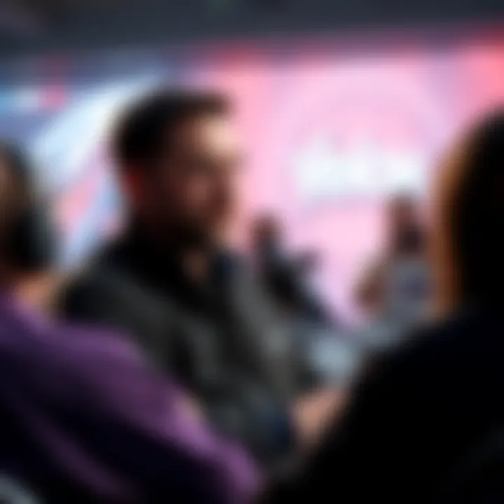 Jason Schreier discussing the status of Insomniac's Venom spin-off in a press conference setting