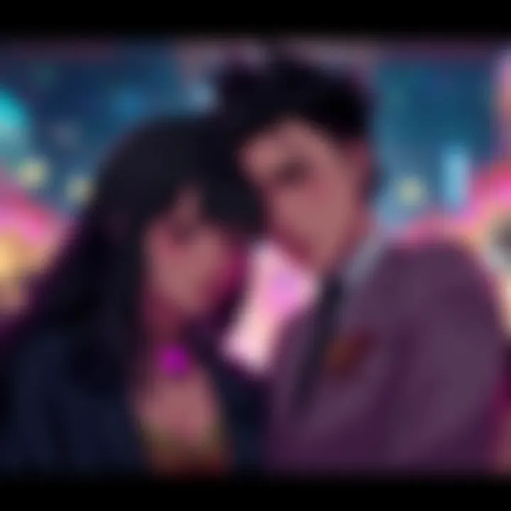 Jasontheween and Sakura looking somber, portraying the emotion of their recent breakup