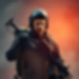 Jasper Knight, a rugged actor, dressed in tactical gear, stands in a dramatic pose during a test mission, showcasing determination and resilience.