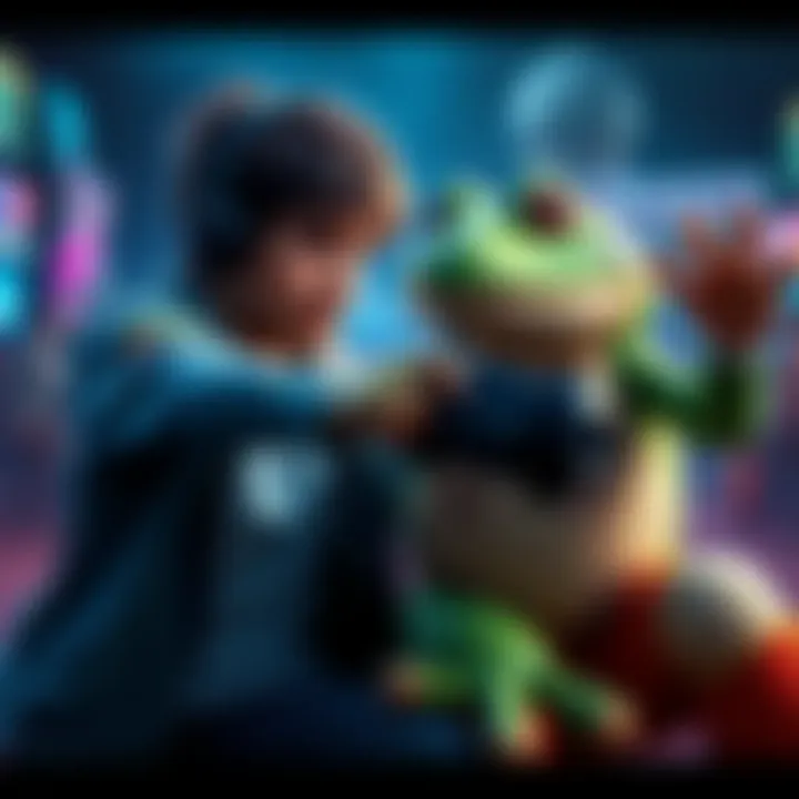 A dynamic matchup between two gamers, Jay3 and Frogger, showcasing their unique gaming styles