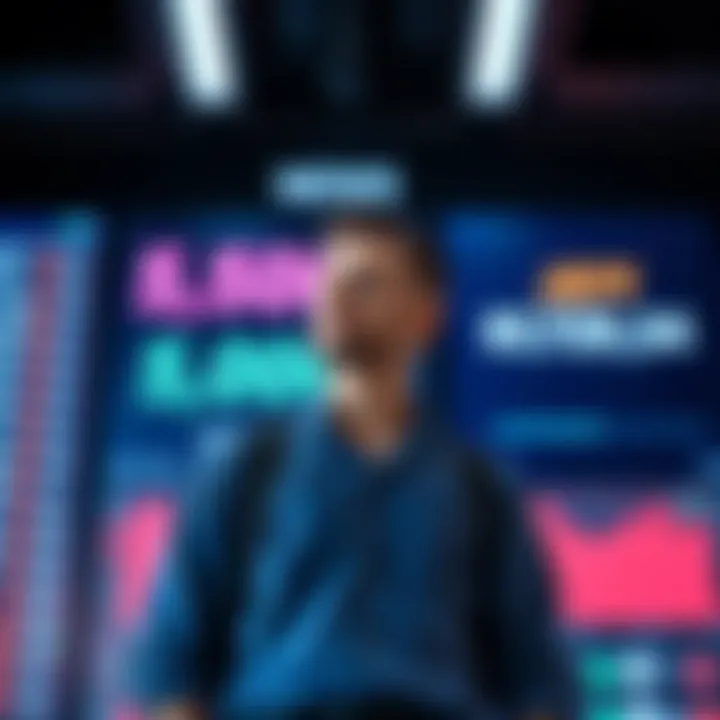 A man named Jeff standing in front of a digital display showing 5,000 tokens, looking thoughtful about his worth in the token market.