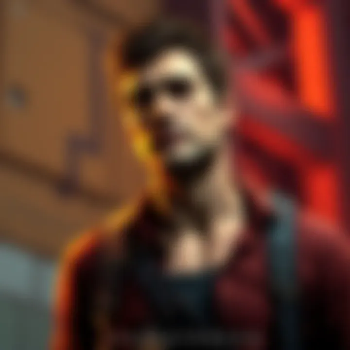 A scene from Uncharted 2 showing Jeff's first appearance, capturing the moment in a humorous context.