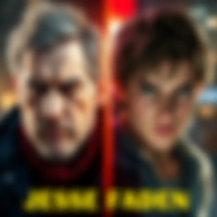 Jesse Faden shown in two different character designs, highlighting the differences in age perception and styling between the older and newer versions.