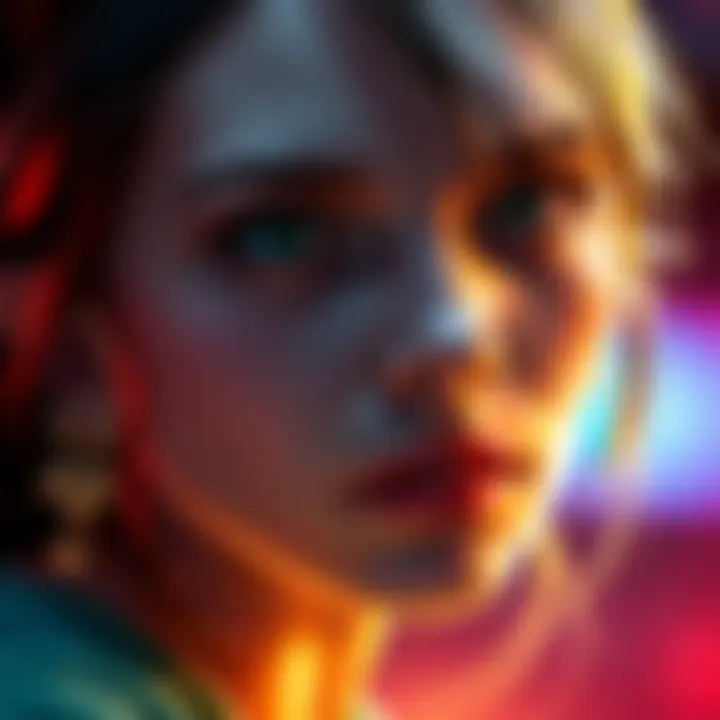 Jesse's Inner Voice A character portrait of Jesse reflecting her complex personality and emotional depth.