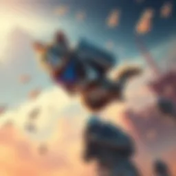 Jetpack Cat flies through the air, showcasing her new abilities while players react in frustration in the background.