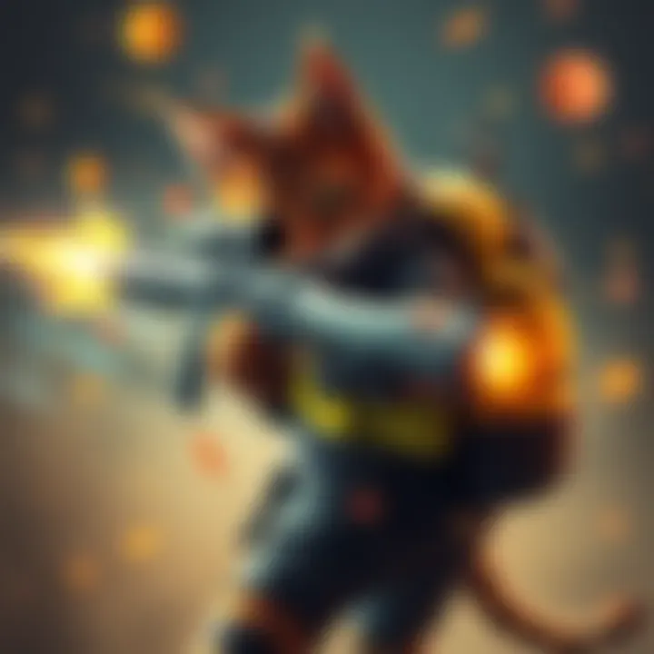 Jetpack Cat Cassidy using an ultimate combo while sniping, causing laughter among players.