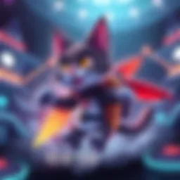 A cartoon cat with a jetpack looks ready to activate its Claws Out ability, surrounded by a timer indicating a cooldown issue.