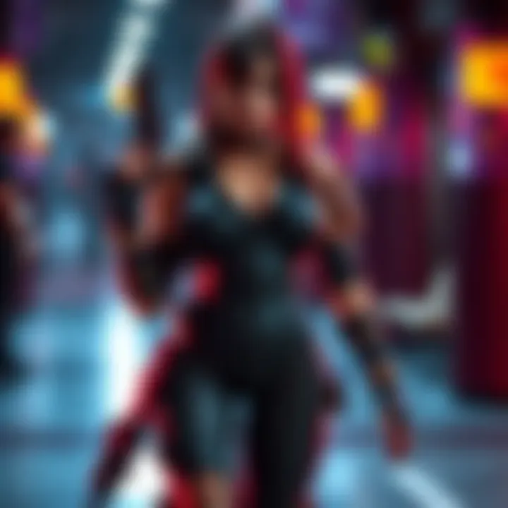 A person dressed as Jill Valentine from a video game, showcasing a detailed costume with accessories and makeup, standing in a confident pose.