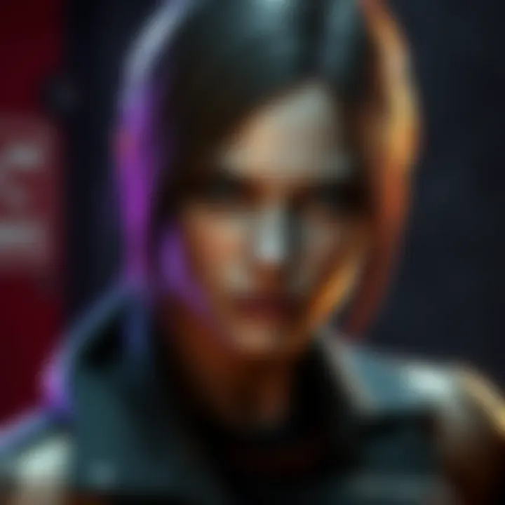 Jill Valentine character from Resident Evil 3 Remake in a new look with enhanced features and design from Chiarav1's mod