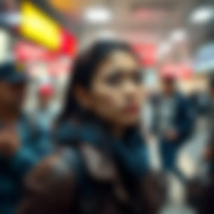 Jinny Assault Incident A woman, Jinny, looking distressed after an assault by an unidentified man in a public space. The man is depicted in the background behaving inappropriately.