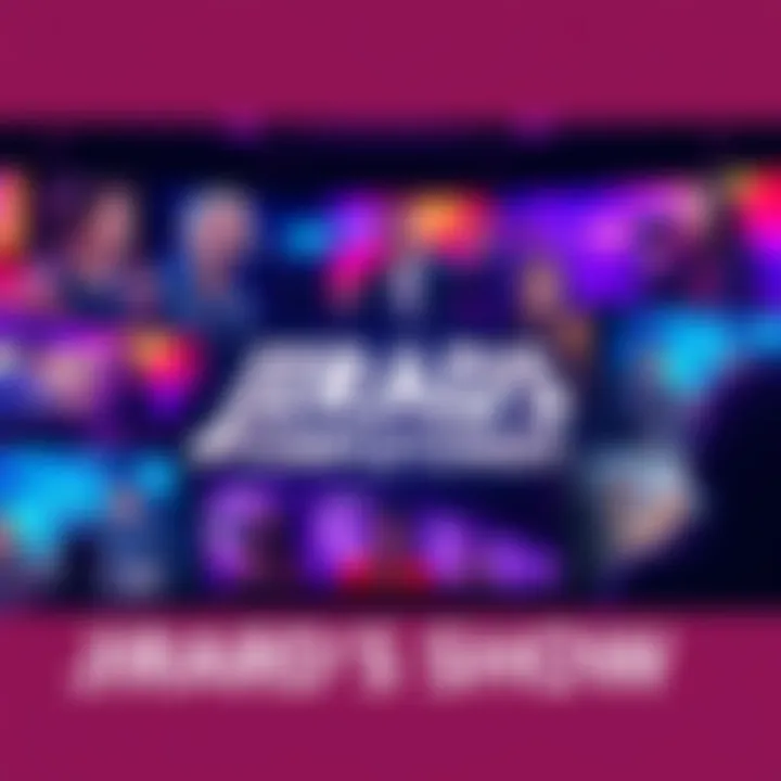 Collage of scenes from Jirard the Completionist's show on X-Play, showcasing memorable moments and reactions