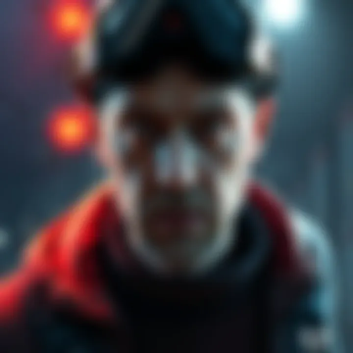 Concept art of JK Simmons portraying Hoffman from Gears franchise in a live-action adaptation
