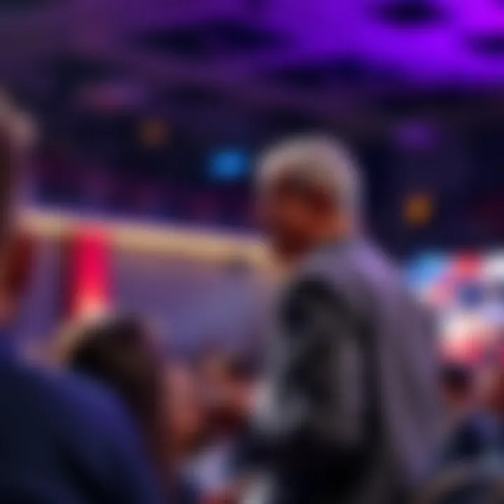 John Final sharing insights at a public event, engaging with an audience.