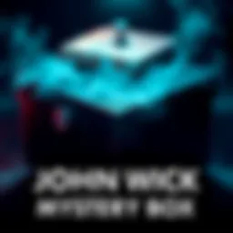A close-up of a mysterious box with shadows around it, hinting at excitement and secrets inside.