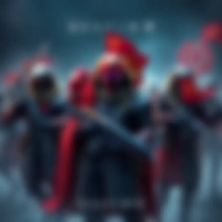 A group of Guardians in Destiny 2, showcasing their socialist symbols, ready for PvE and PvP battles together.