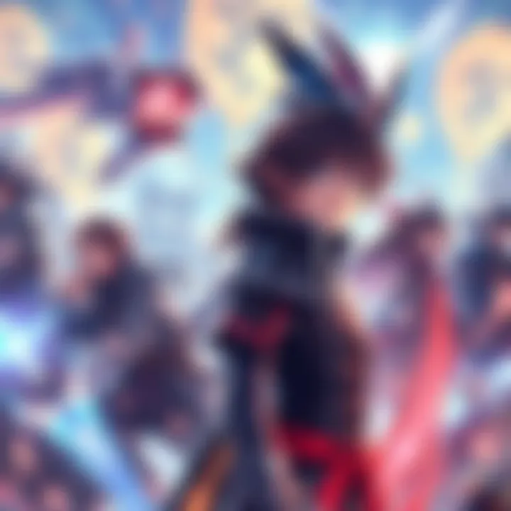 A collection of JRPG game covers featuring characters and vibrant worlds, showcasing engaging narratives